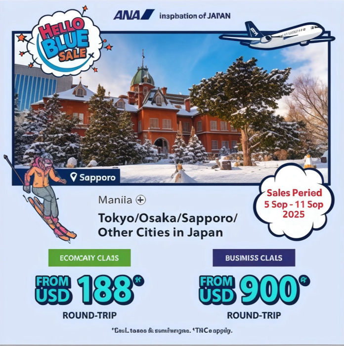 ANA Hello Blue Sale kicks off BER Season