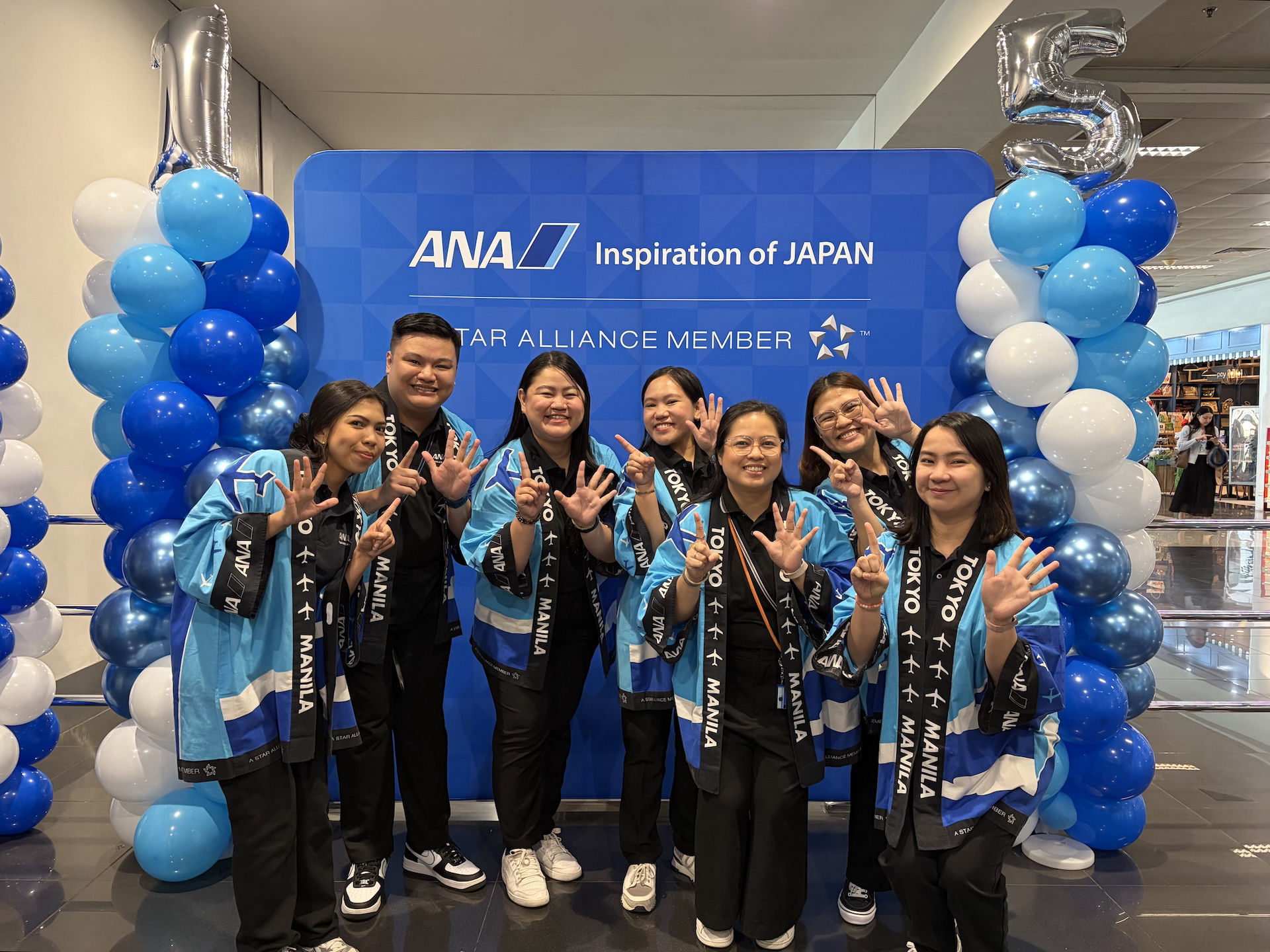 ANA Celebrates 15 Years of Operations in Manila