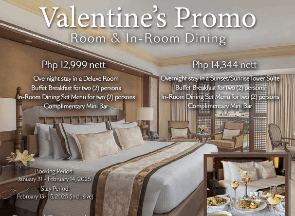 The Manila Hotel Valentine's Promotion