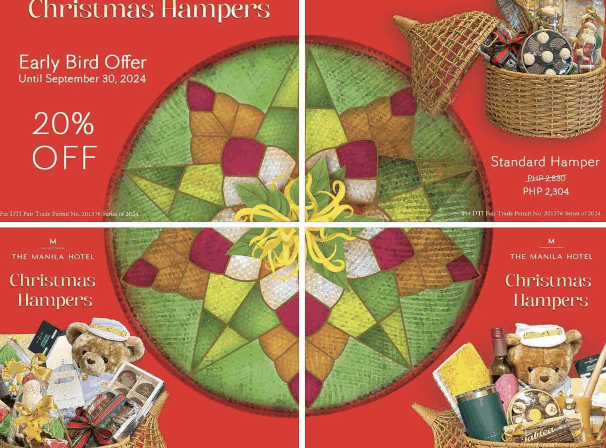 The Manila Hotel Unveils Early Holiday Cheer with Discounted Christmas Hampers