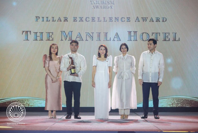 The Manila Hotel Receives Tourism Pillar Excellence Award